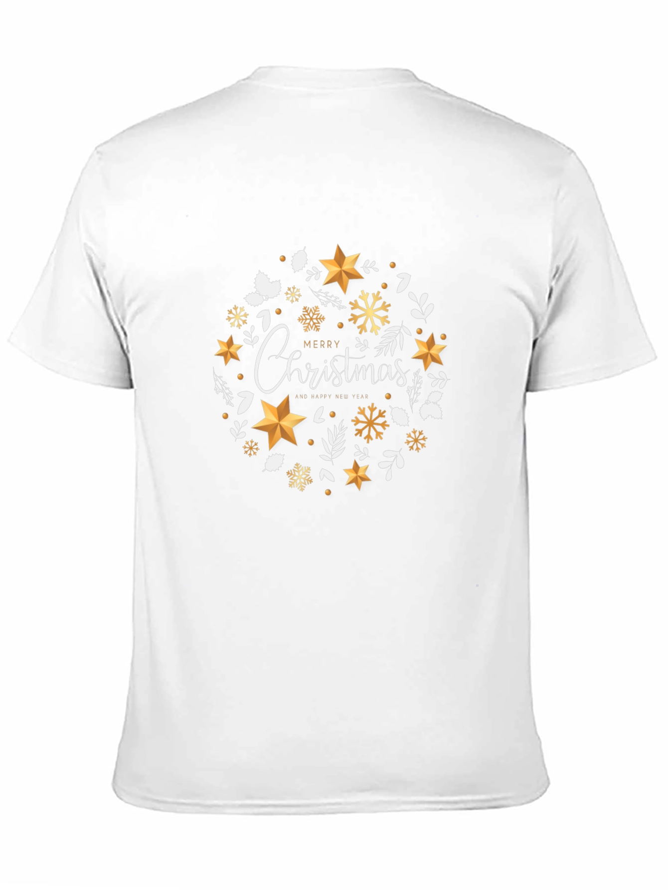 Festive Christmas Wreath Graphic Tee