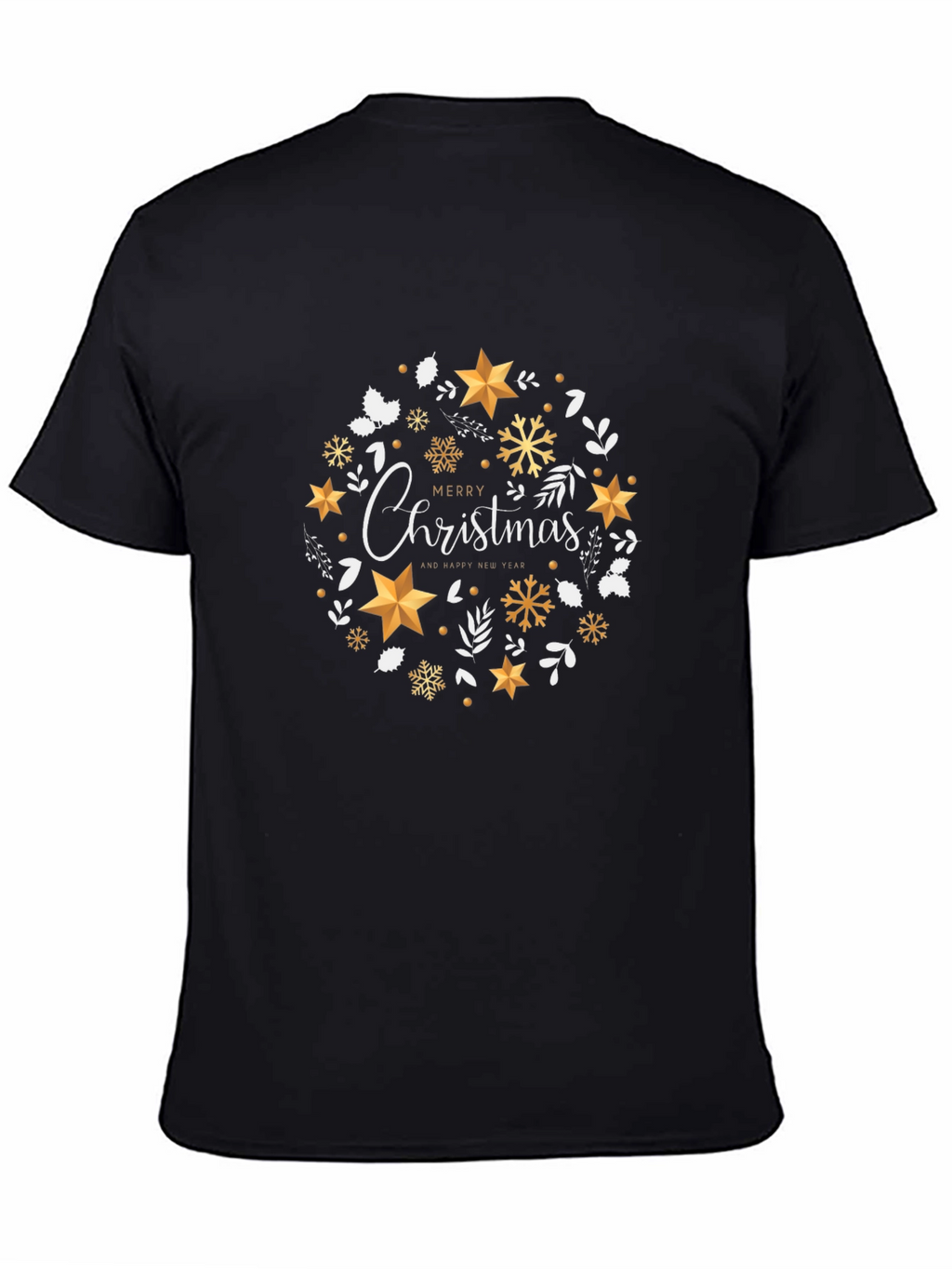 Festive Christmas Wreath Graphic Tee