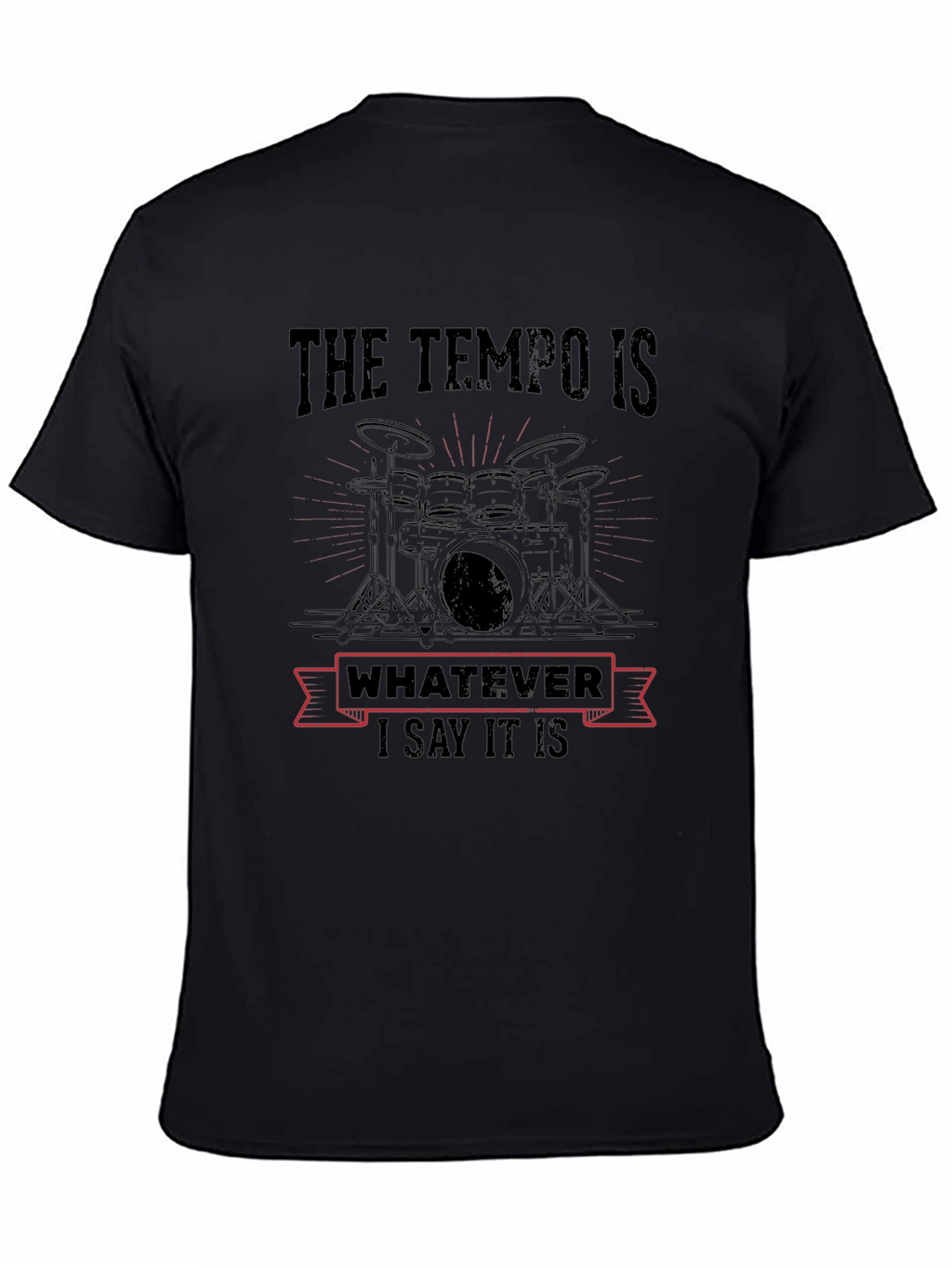 Drummer Tempo T-Shirt - Music Lover Tee