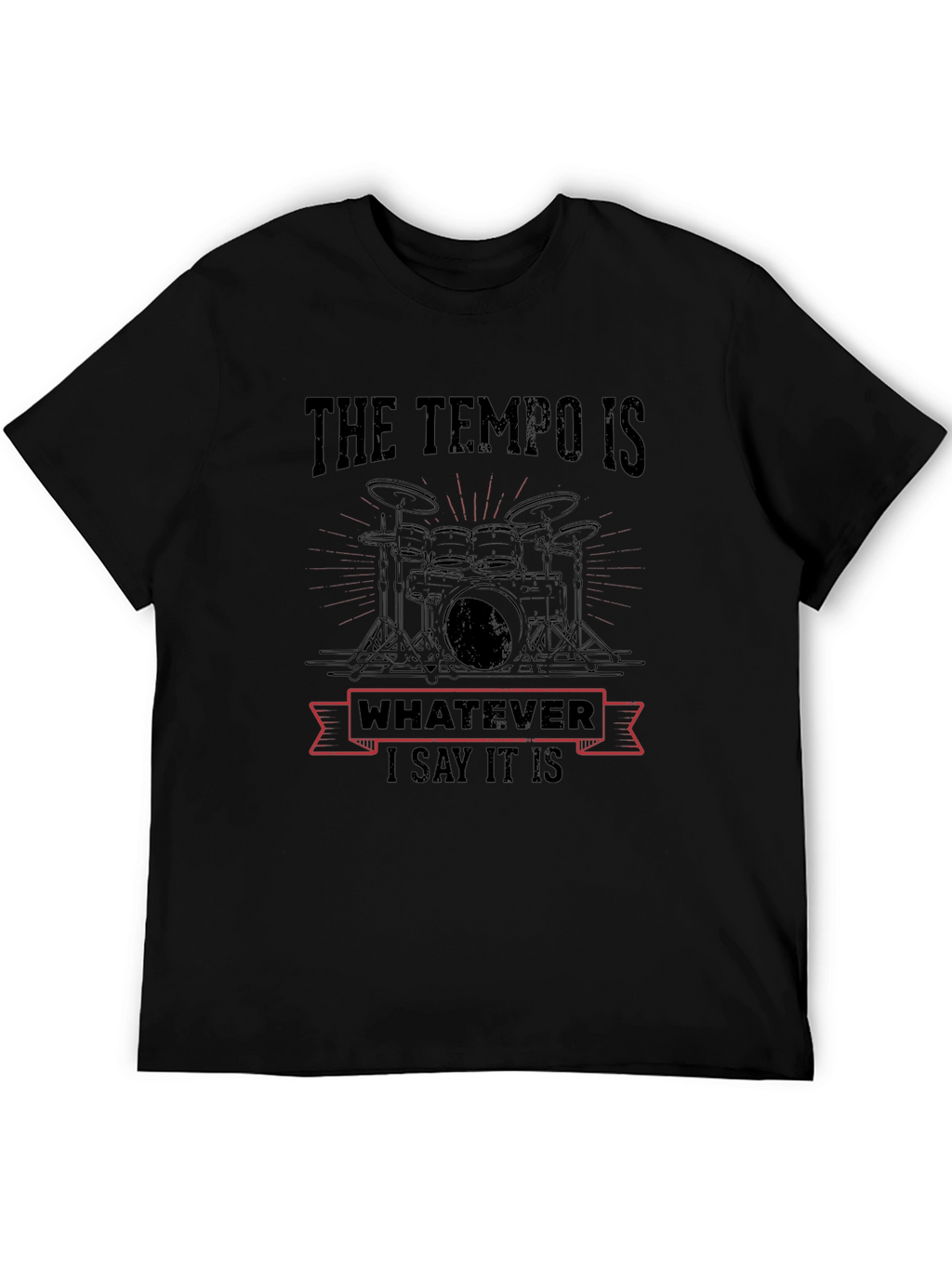 Drummer Tempo T-Shirt - Music Lover Tee