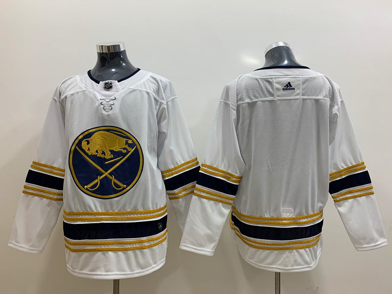 Men's Buffalo Sabres White Blank Player Jerseys