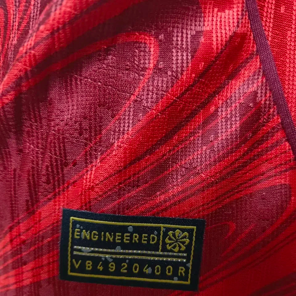 2026/27 Turkey Away Red Player Version Soccer Jersey Detail 4