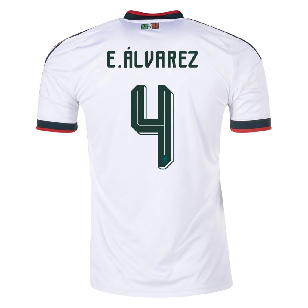 E.ÁLVAREZ #4 Mexico Away Jersey World Cup 2026 Front