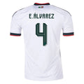 E.ÁLVAREZ #4 Mexico Away Jersey World Cup 2026 Front