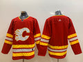 Men's Calgary Flames Red Home Breakaway Blank Jerseys