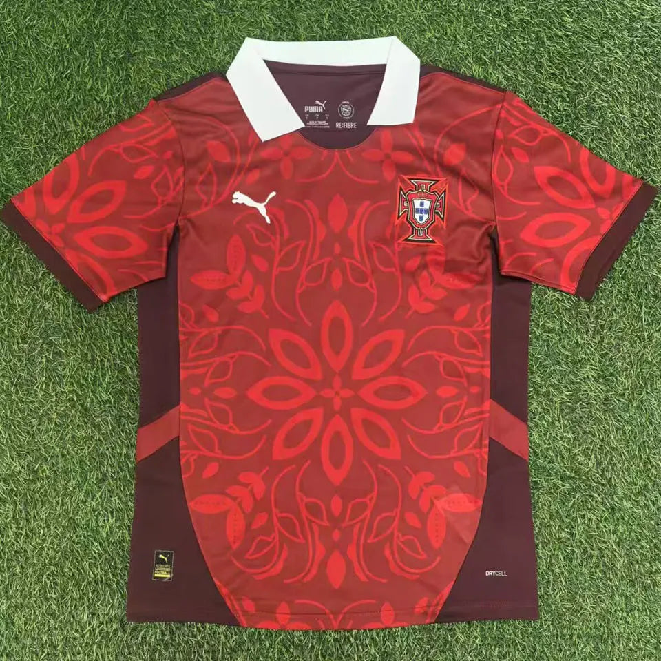 2025/26 Portugal Home Women Yoga Vest Jersey 女 Detail 4