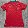2026/27 Portugal Home Red Women Soccer Jersey Front