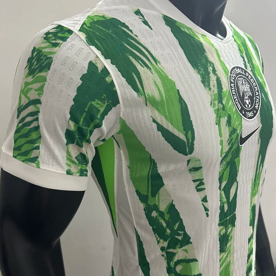 2025/26 Nigeria Home Player Version Soccer Jersey Detail 4