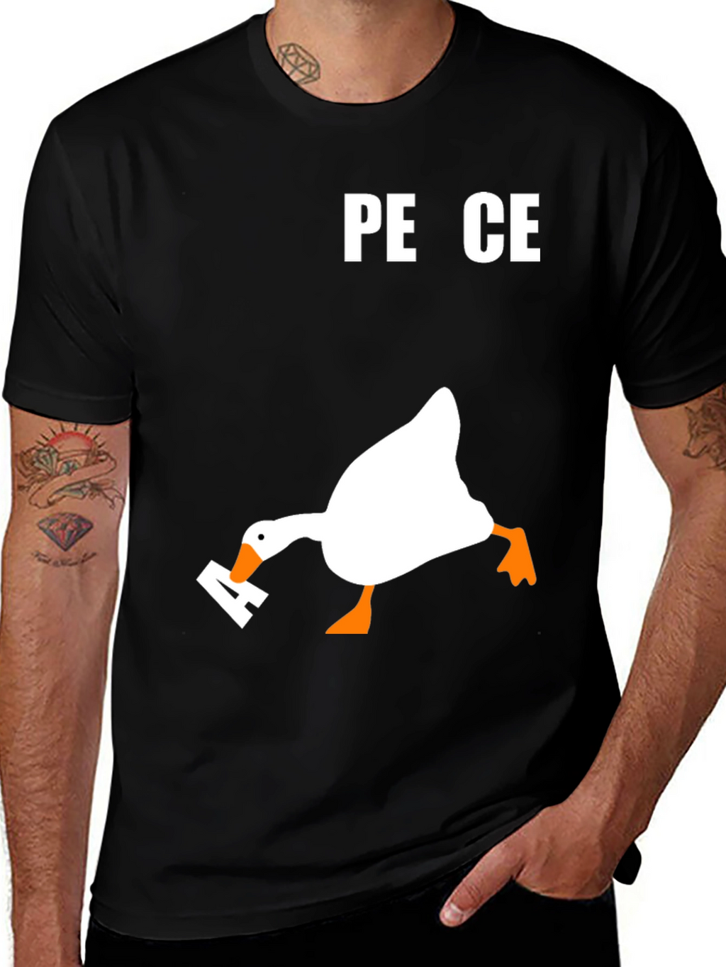 Peace Was Never An Option Goose T-Shirt