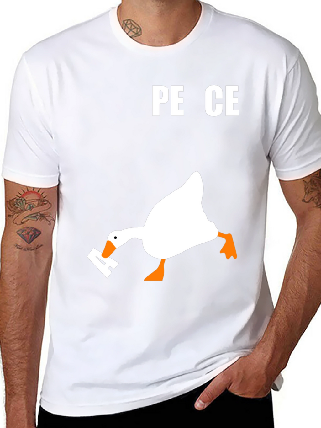 Peace Was Never An Option Goose T-Shirt