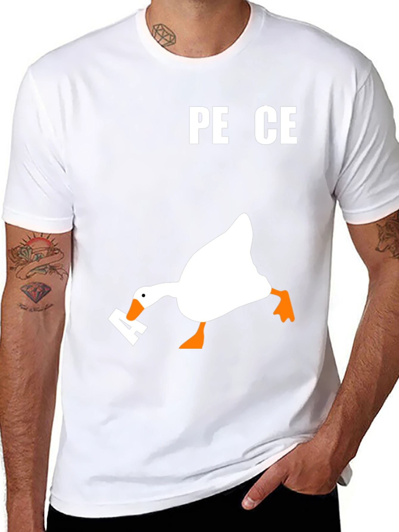 Peace Was Never An Option Goose T-Shirt