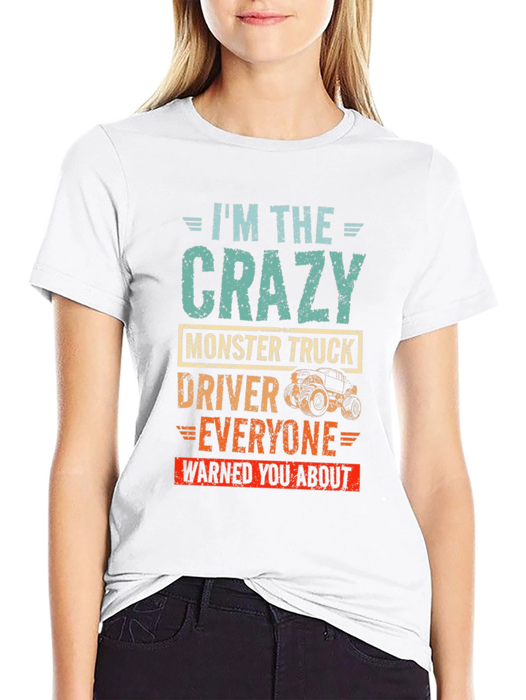 Crazy Monster Truck Driver T-Shirt