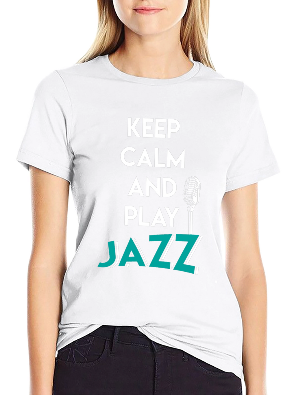 Keep Calm and Play Jazz Graphic Tee