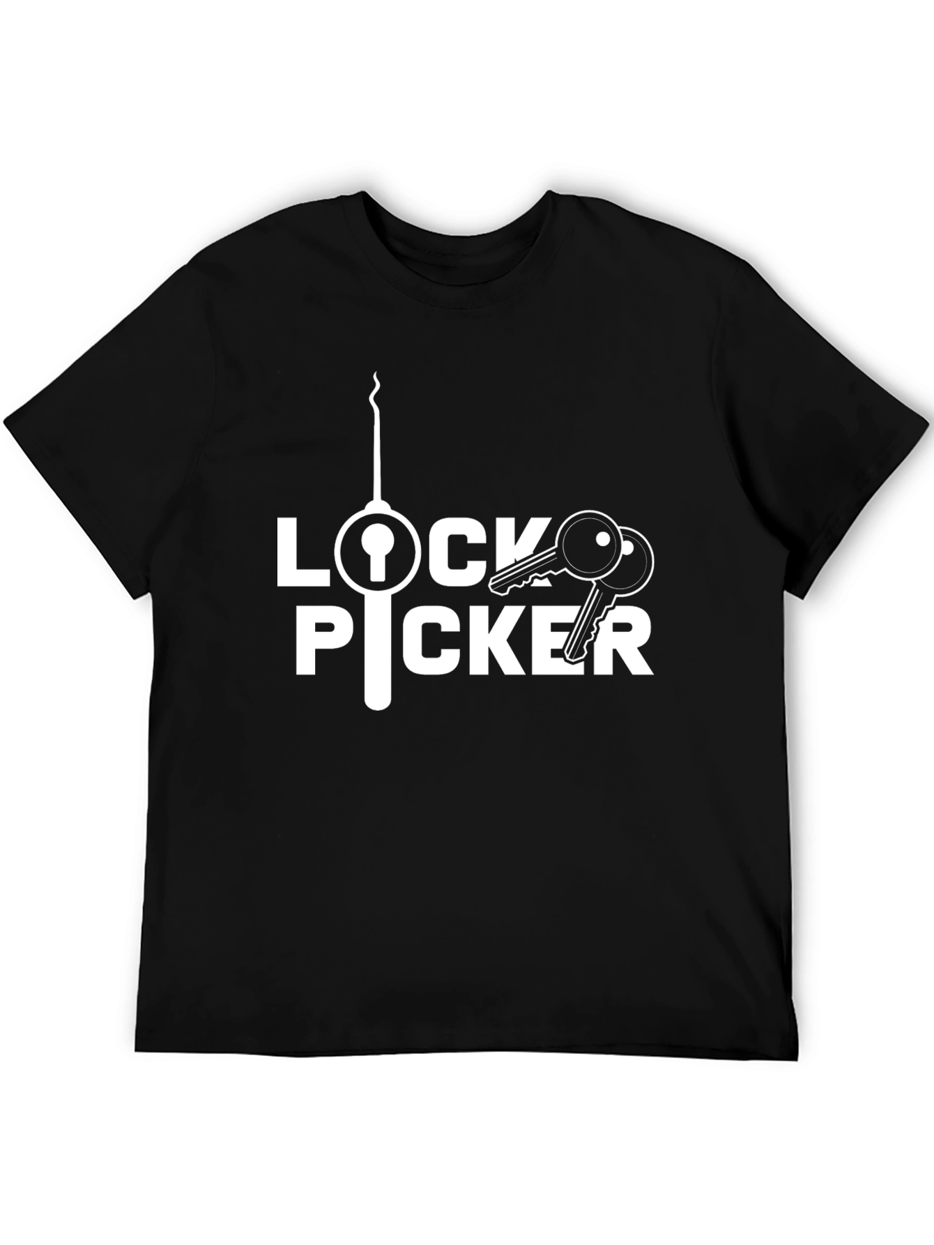 Lock Picker Graphic Tee - Novelty Humor Shirt