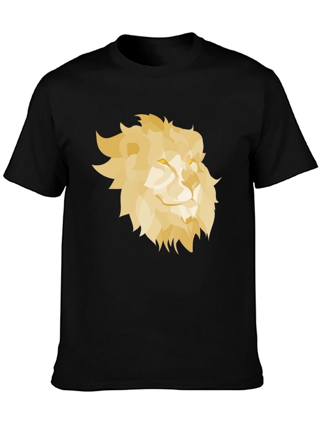 Lion Graphic Black T-Shirt