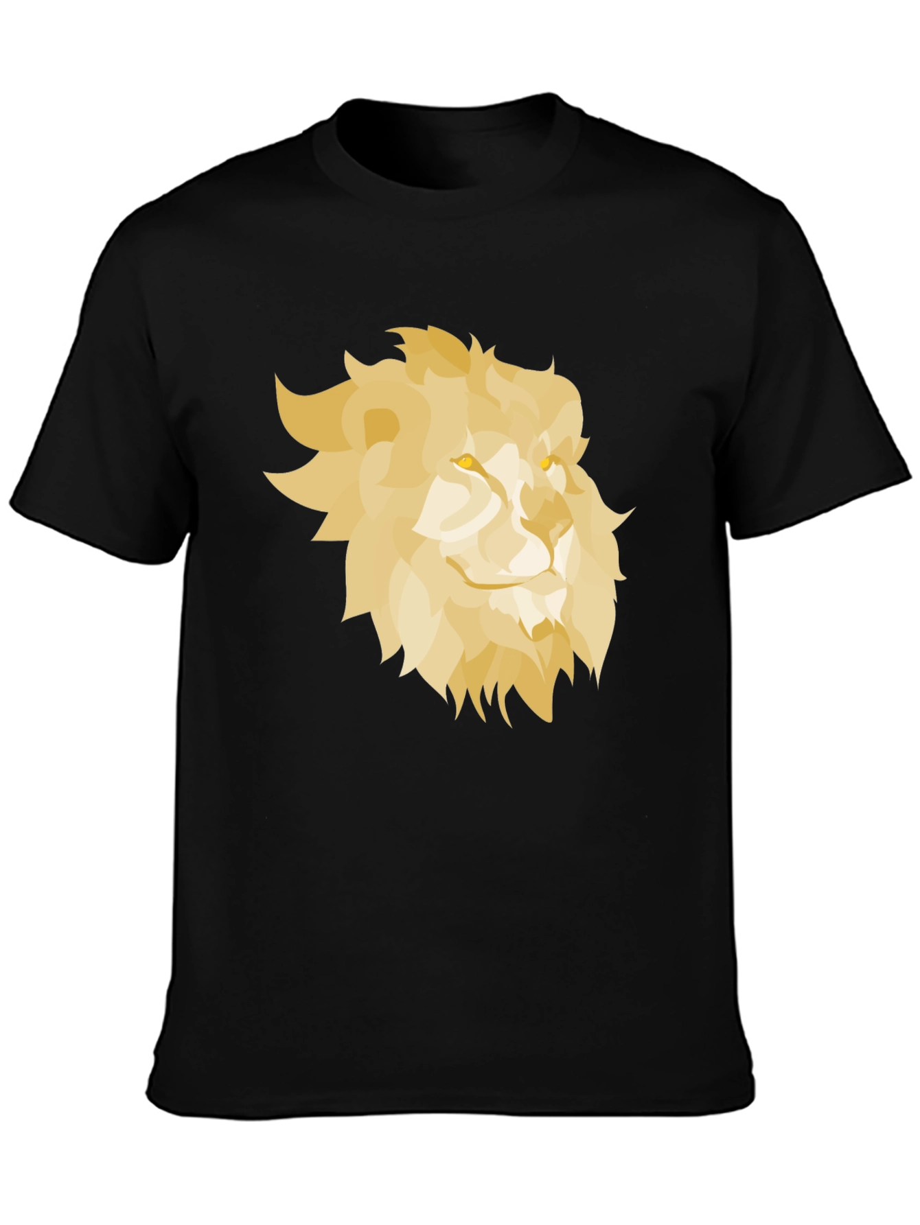 Lion Graphic Black T-Shirt