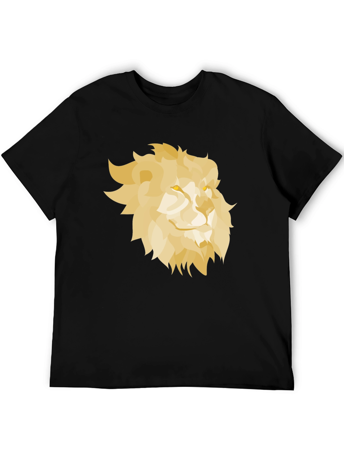 Lion Graphic Black T-Shirt