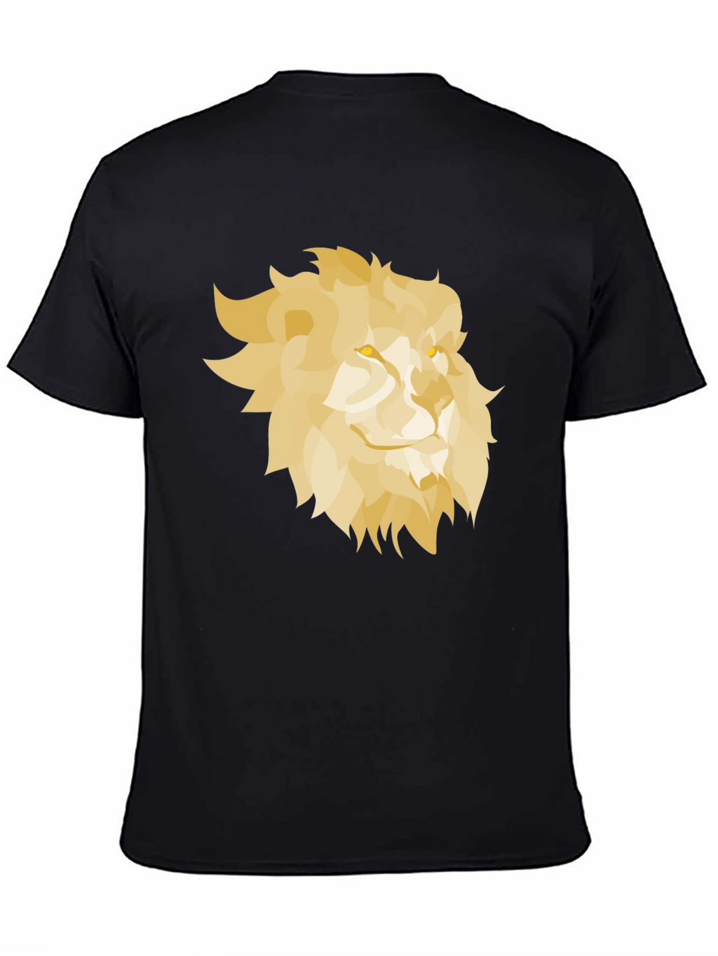 Lion Graphic Black T-Shirt