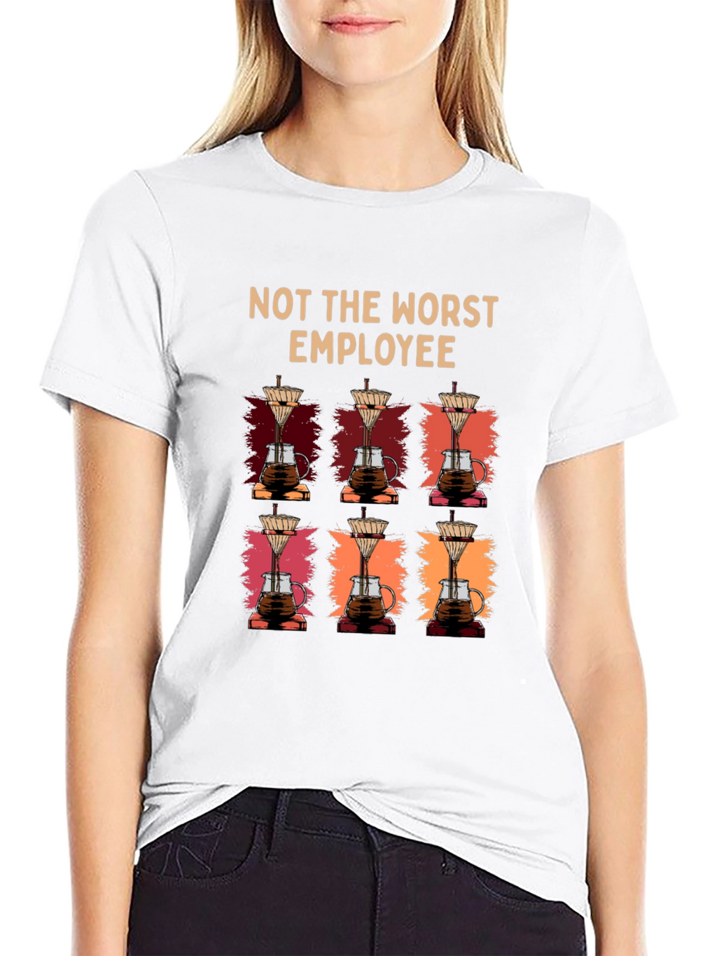 Not The Worst Employee Coffee T-Shirt