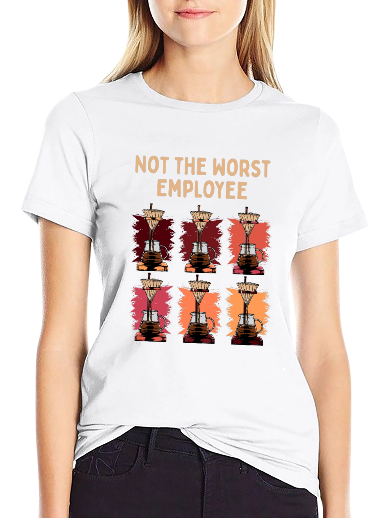 Not The Worst Employee Coffee T-Shirt