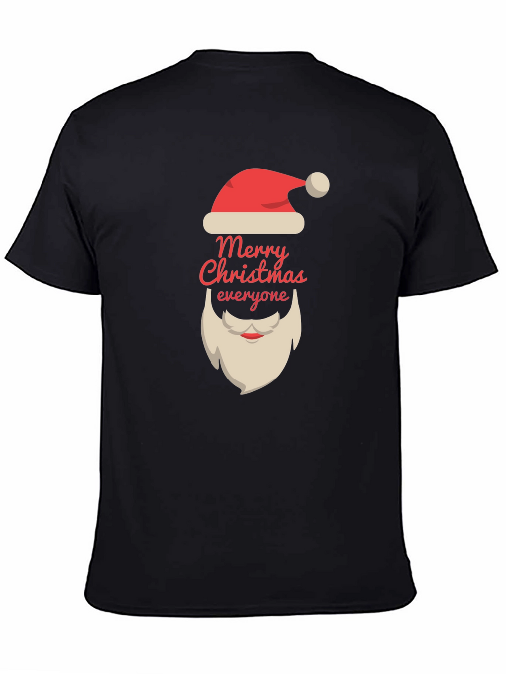 Merry Christmas T-Shirt Santa Claus Beard