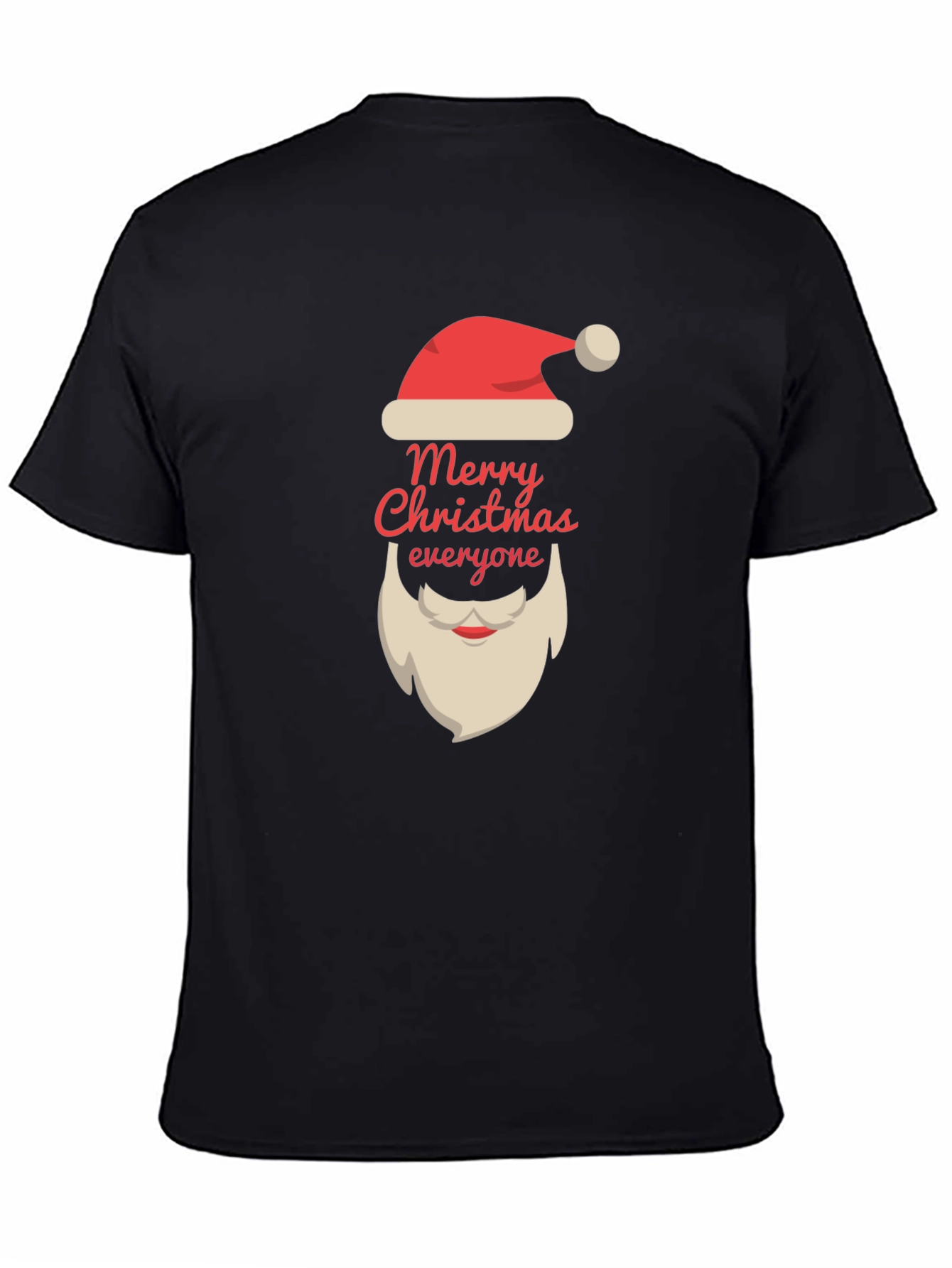 Merry Christmas T-Shirt Santa Claus Beard
