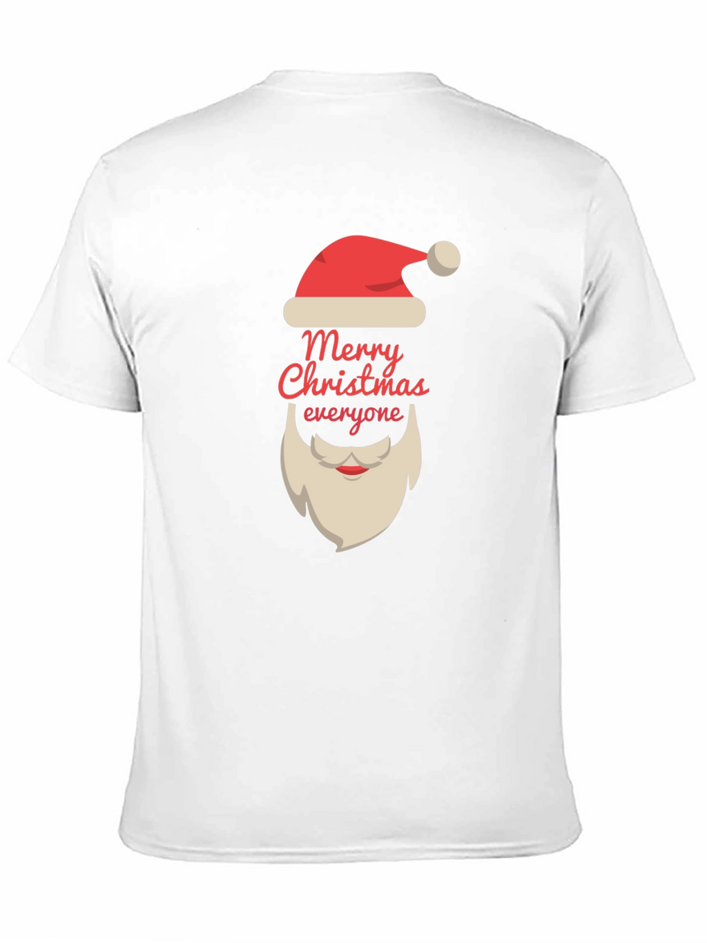 Merry Christmas T-Shirt Santa Claus Beard