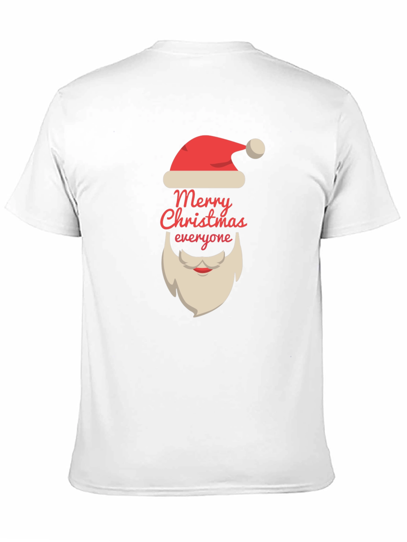 Merry Christmas T-Shirt Santa Claus Beard