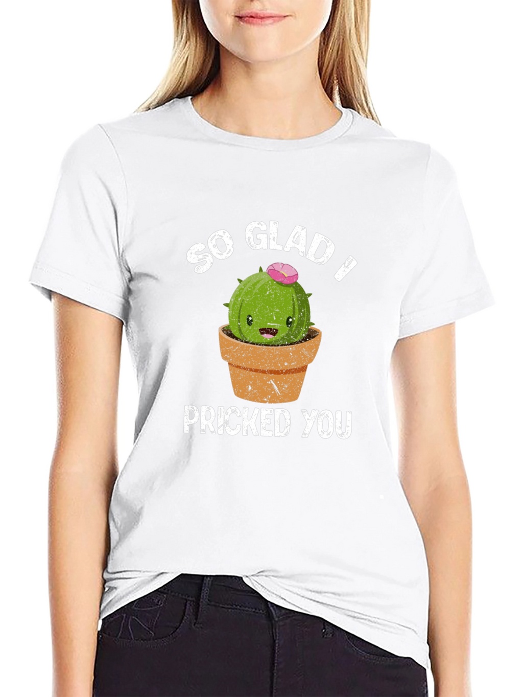 So Glad I Pricked You Funny Cactus T-Shirt