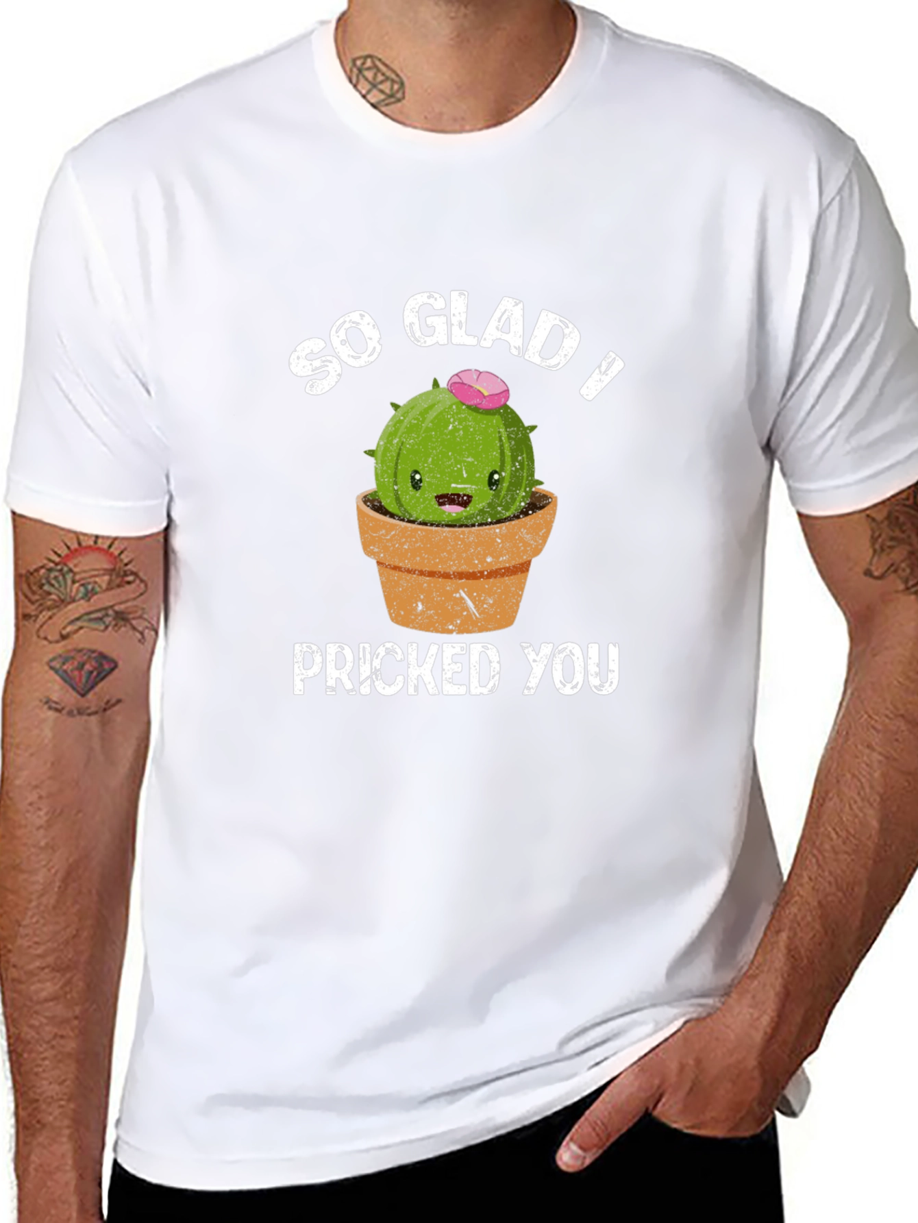So Glad I Pricked You Funny Cactus T-Shirt