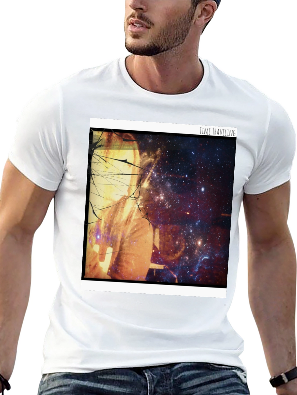 Time Traveling Graphic T-Shirt
