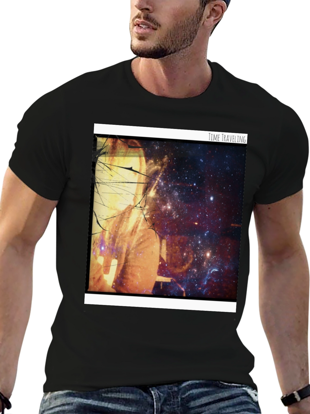 Time Traveling Graphic T-Shirt
