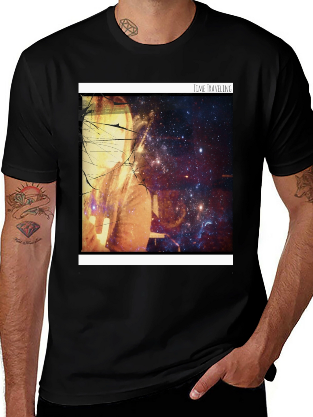 Time Traveling Graphic T-Shirt