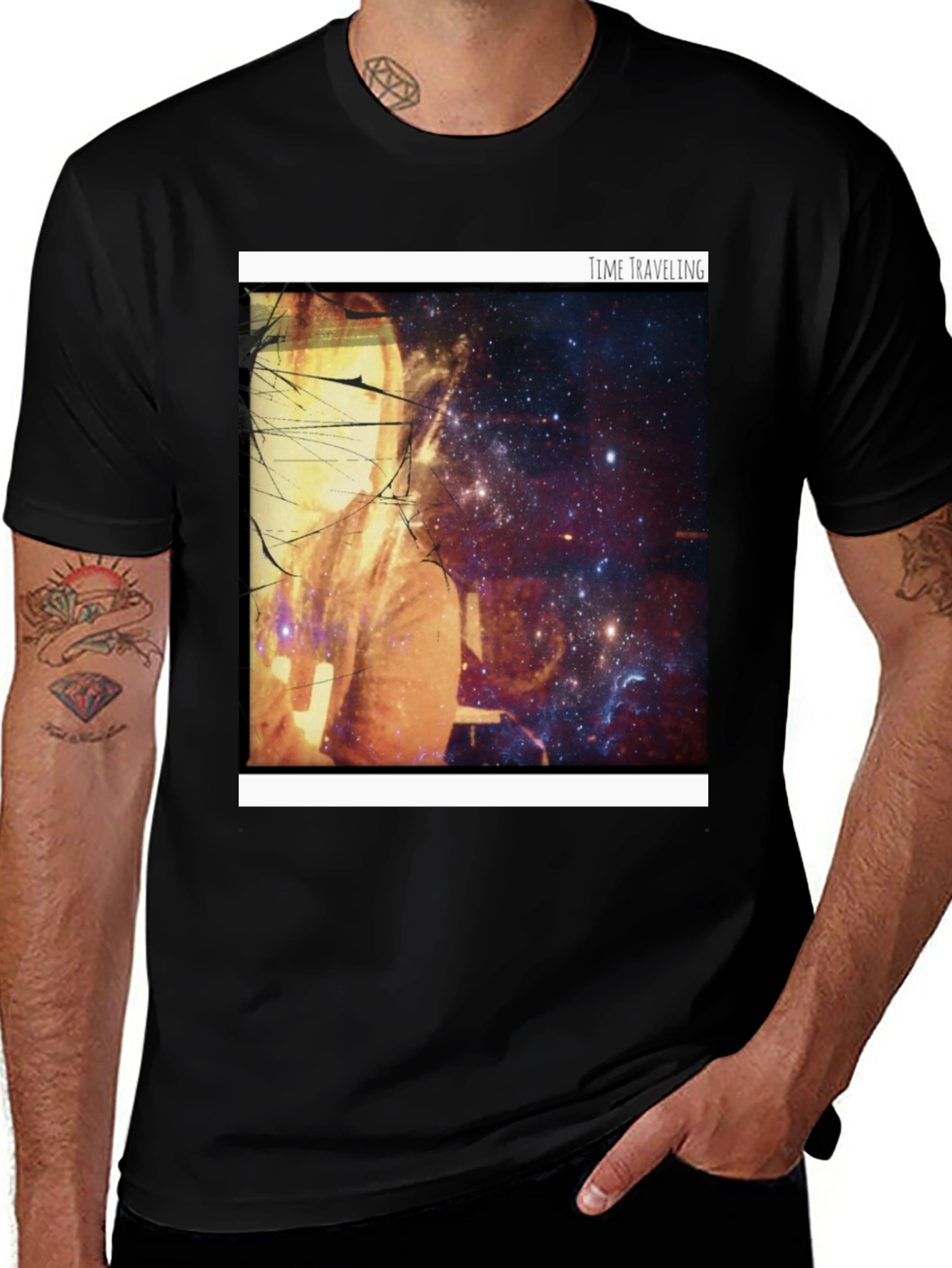 Time Traveling Graphic T-Shirt