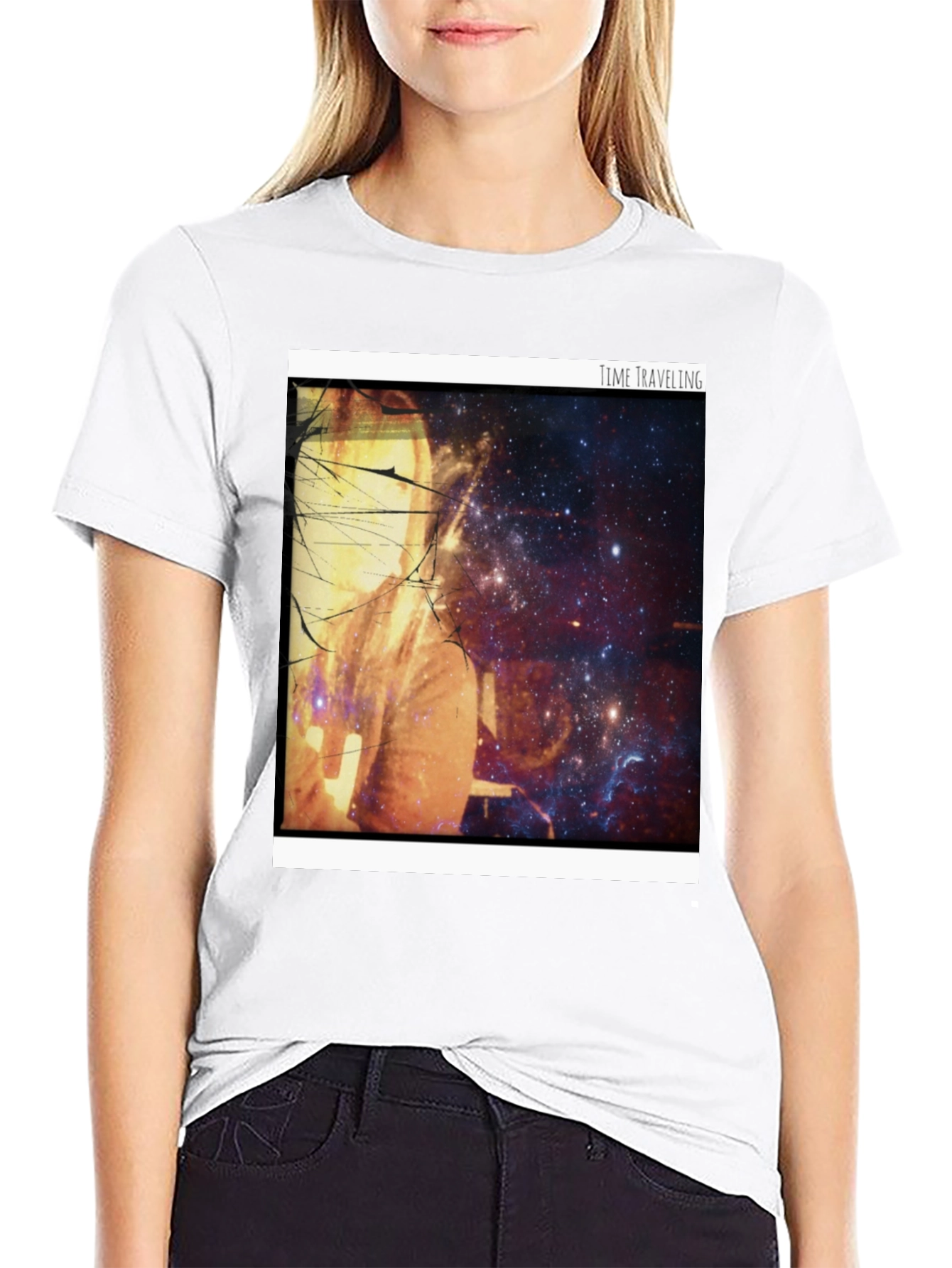 Time Traveling Graphic T-Shirt