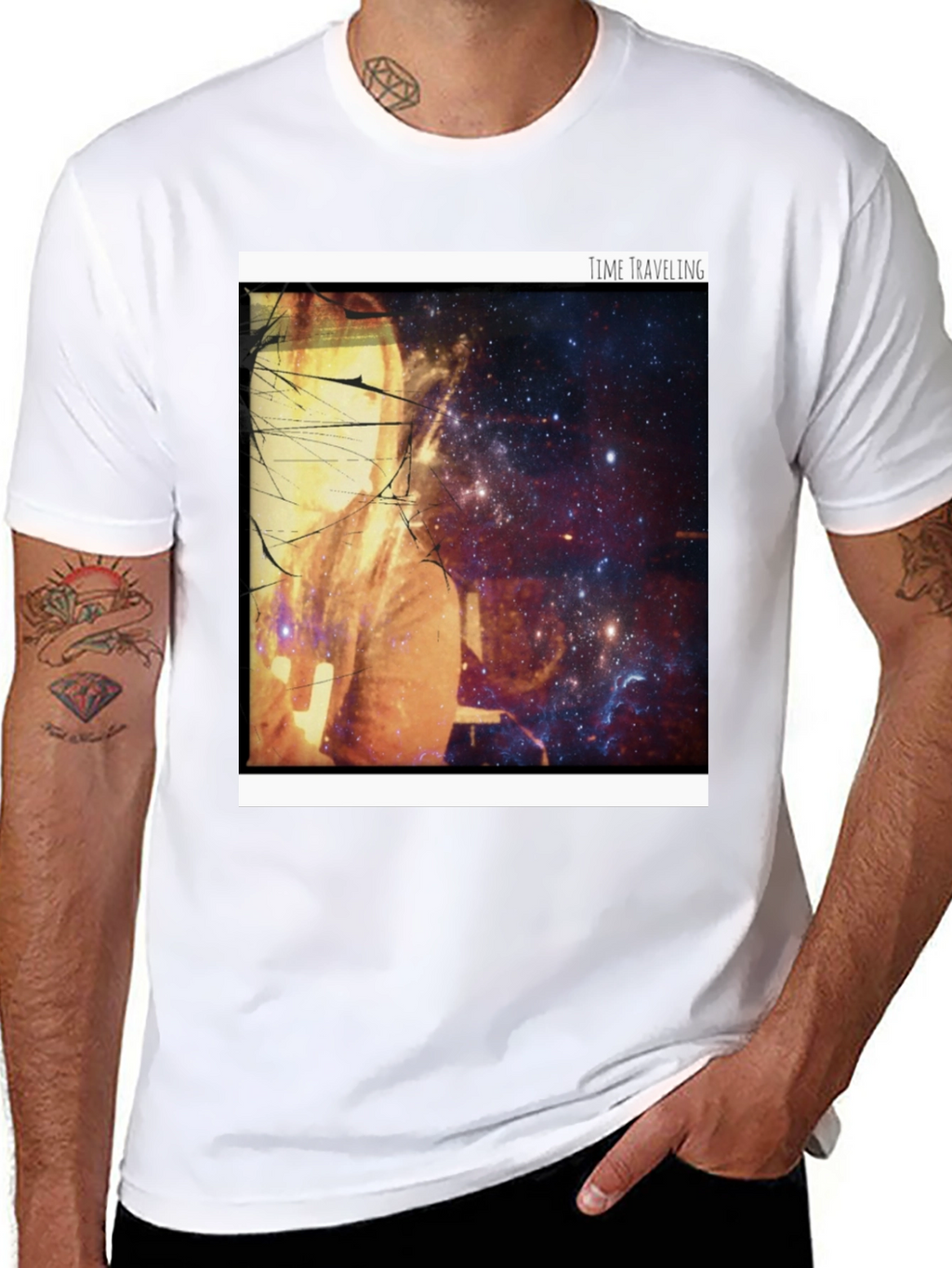 Time Traveling Graphic T-Shirt