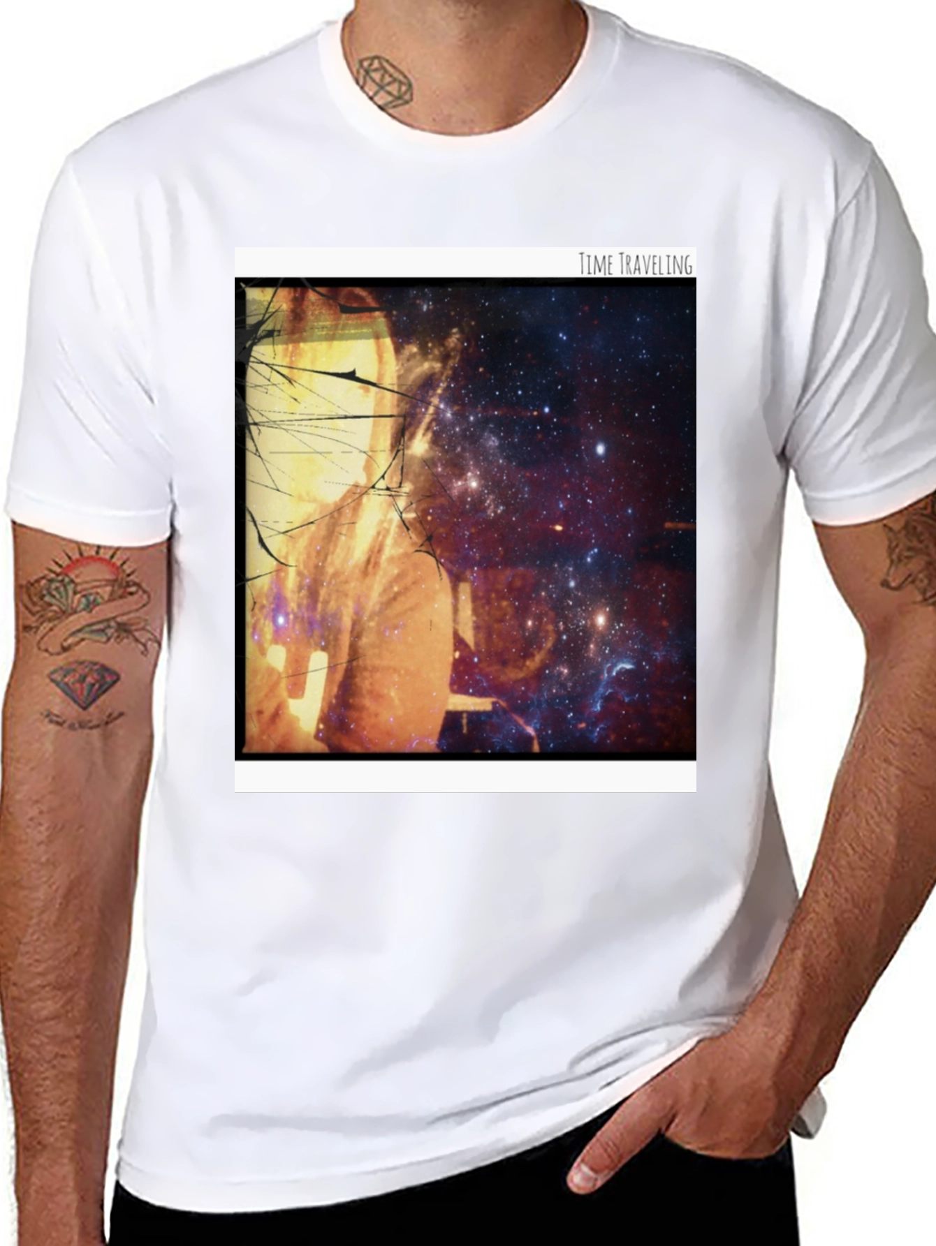 Time Traveling Graphic T-Shirt