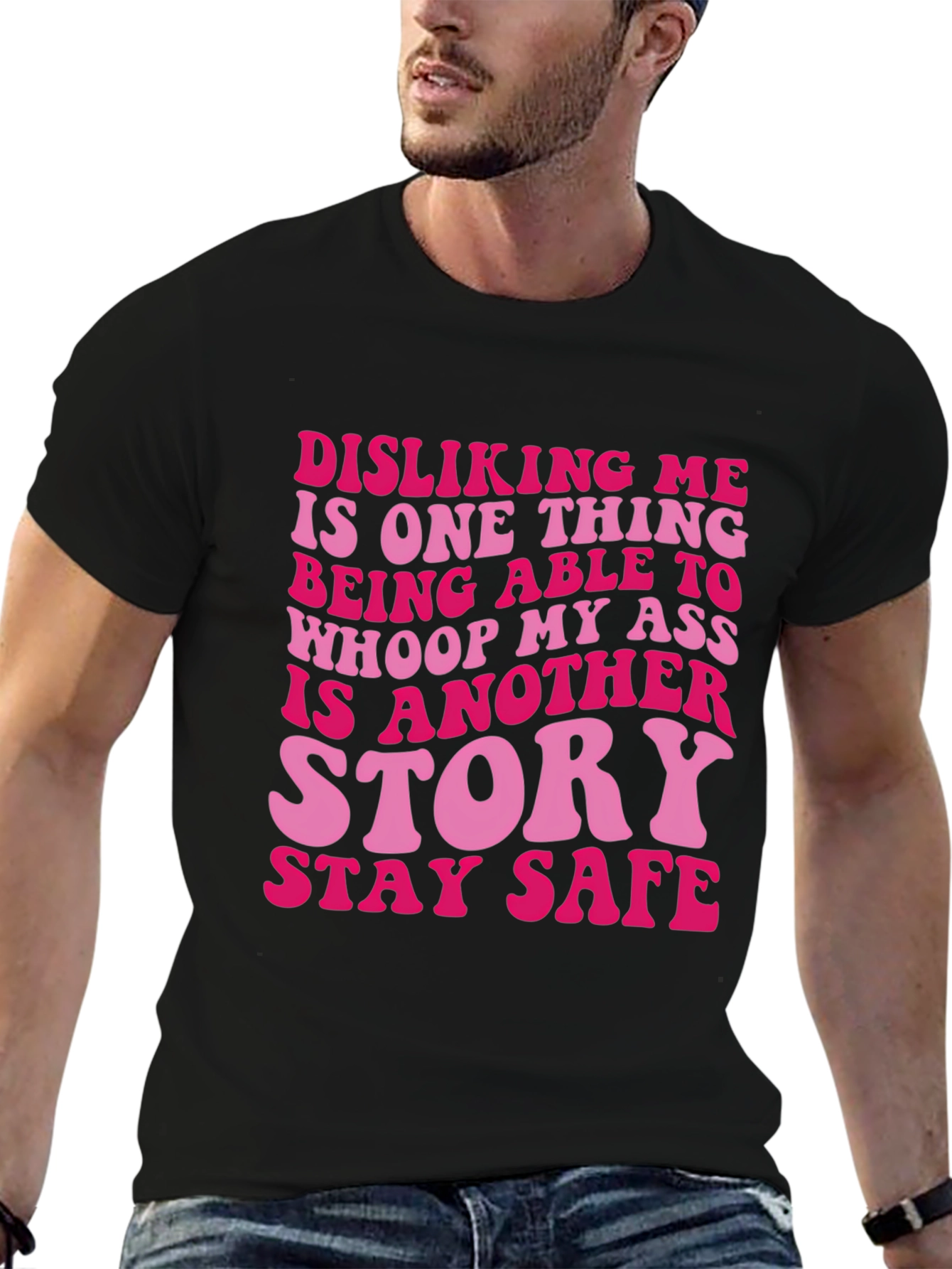 Sassy Disliking Me Funny Graphic T-Shirt