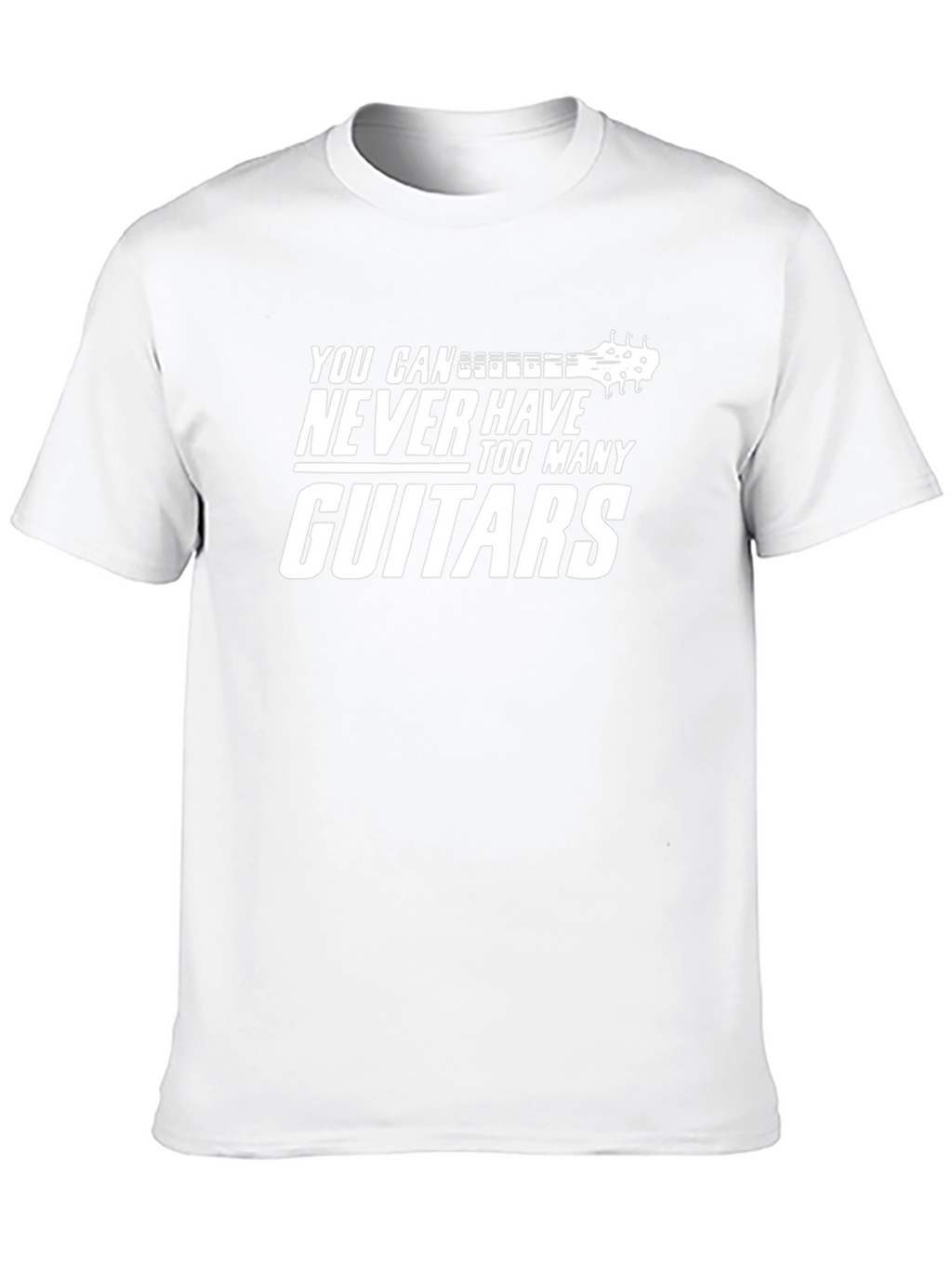 Guitar Lover T-Shirt: Never Too Many Guitars!
