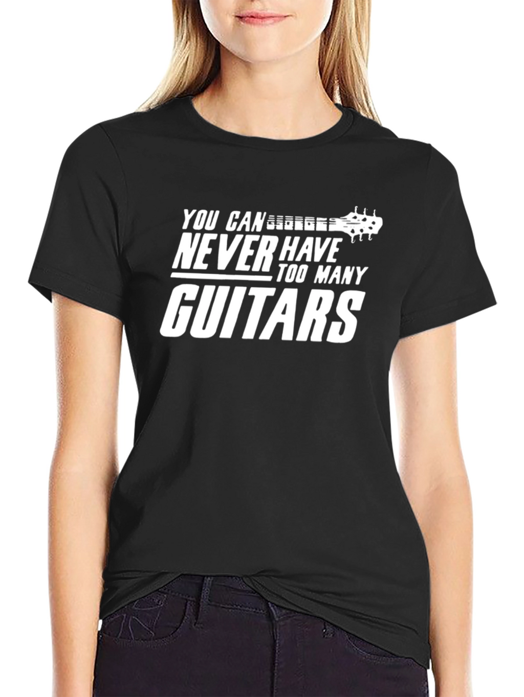 Guitar Lover T-Shirt: Never Too Many Guitars!