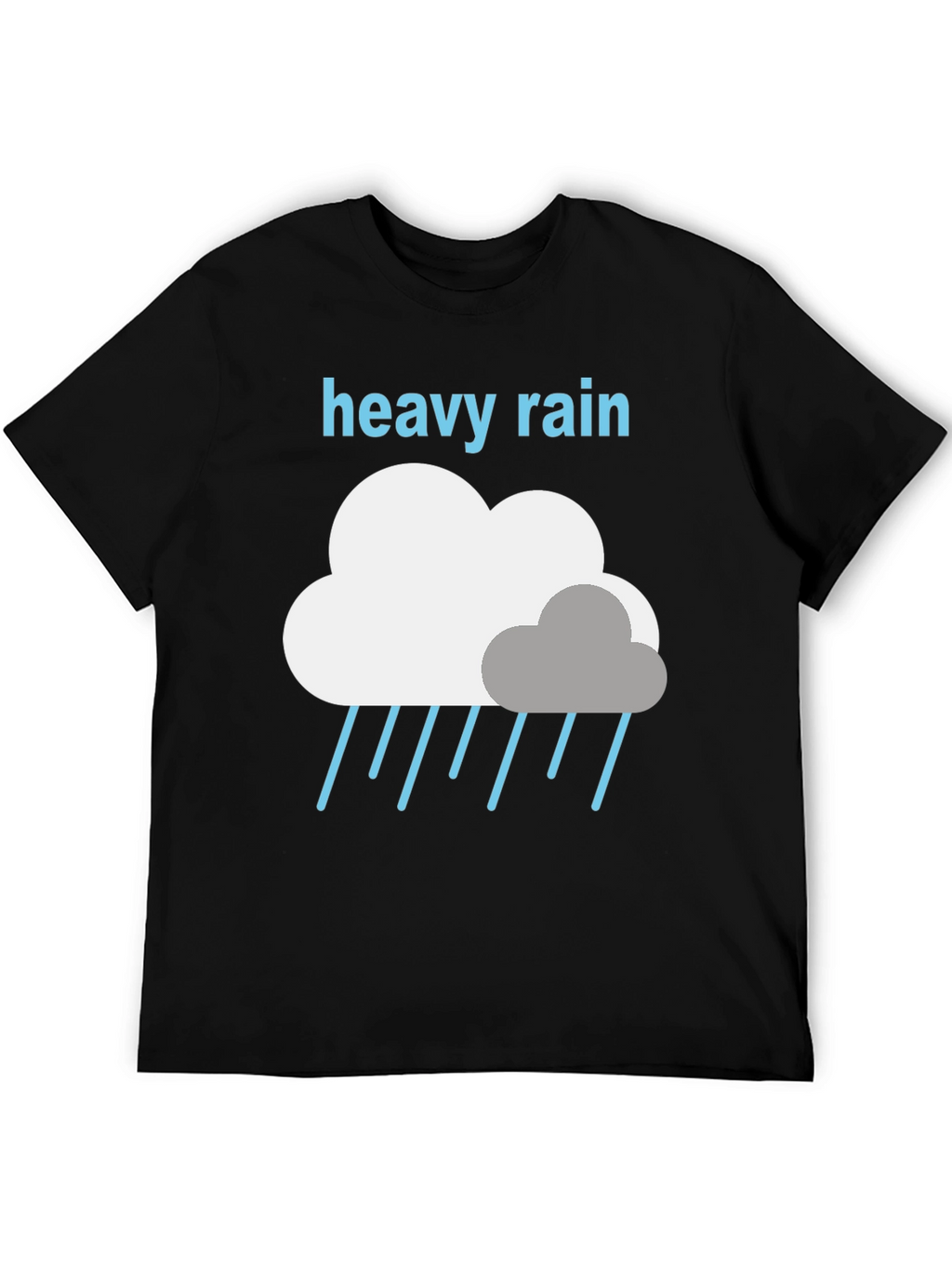 Heavy Rain Graphic Tee - Weather Lovers T-Shirt