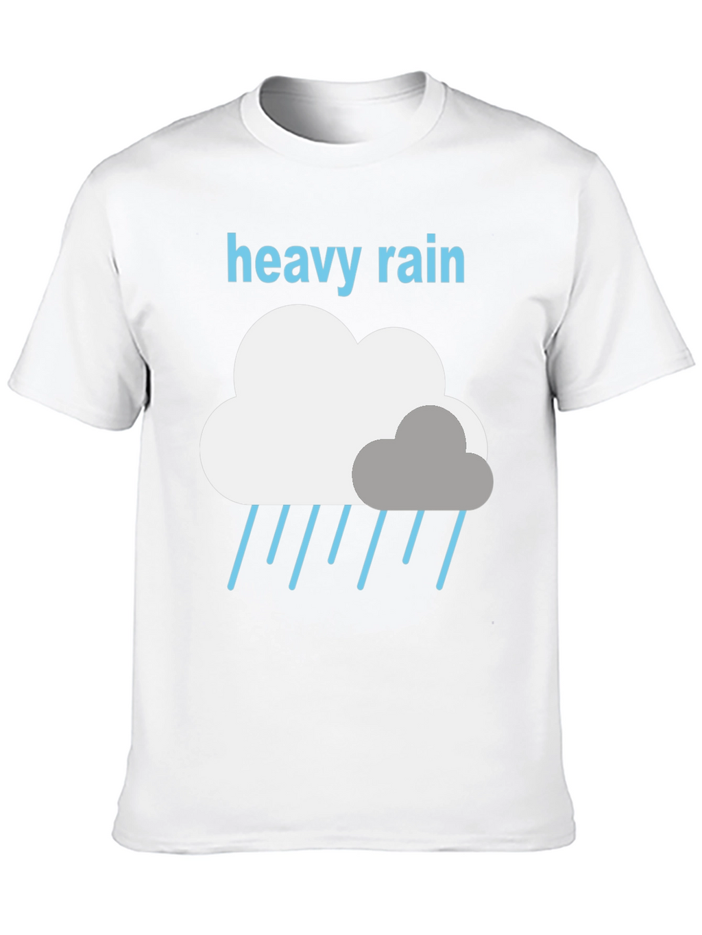 Heavy Rain Graphic Tee - Weather Lovers T-Shirt