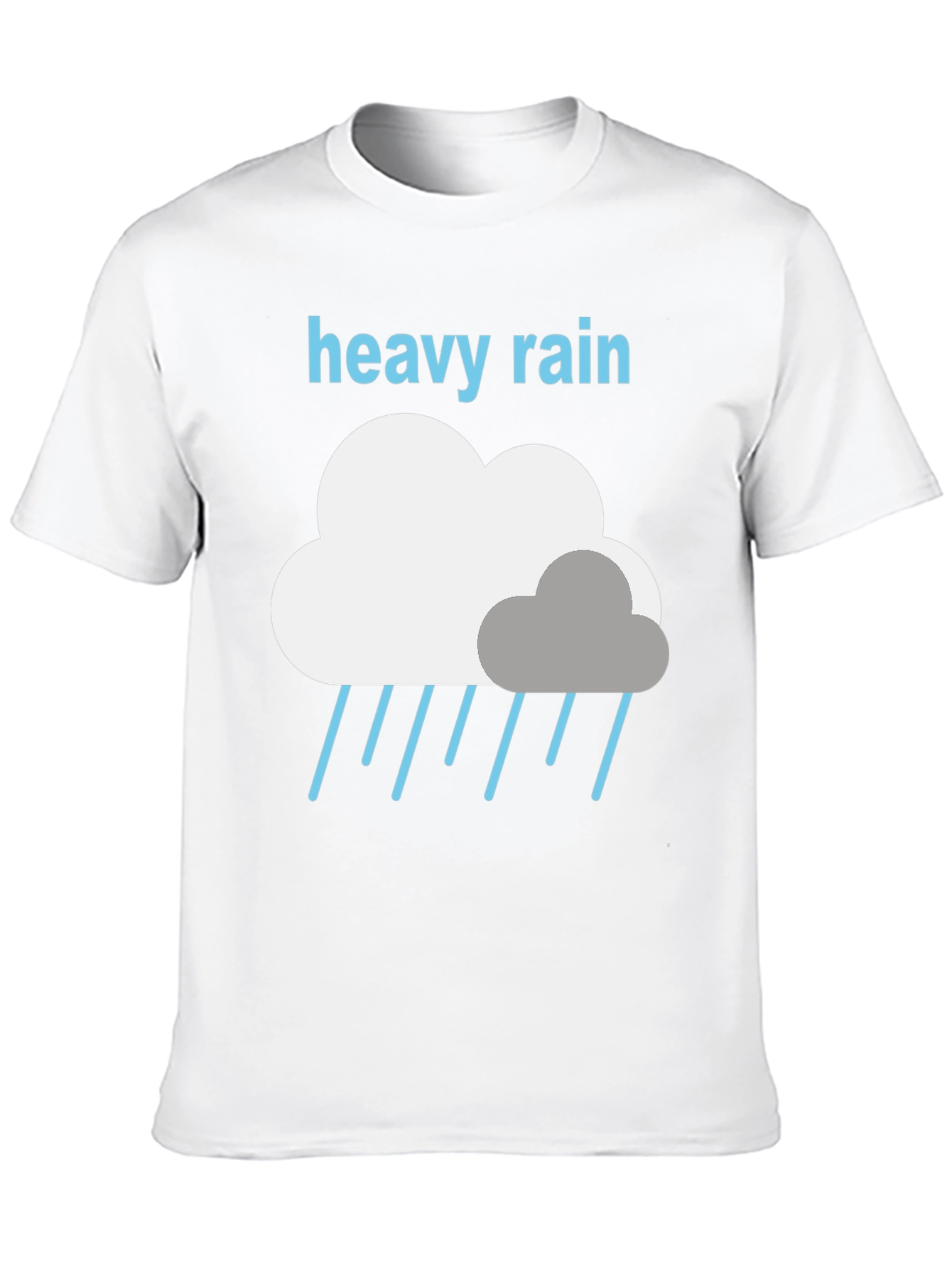 Heavy Rain Graphic Tee - Weather Lovers T-Shirt
