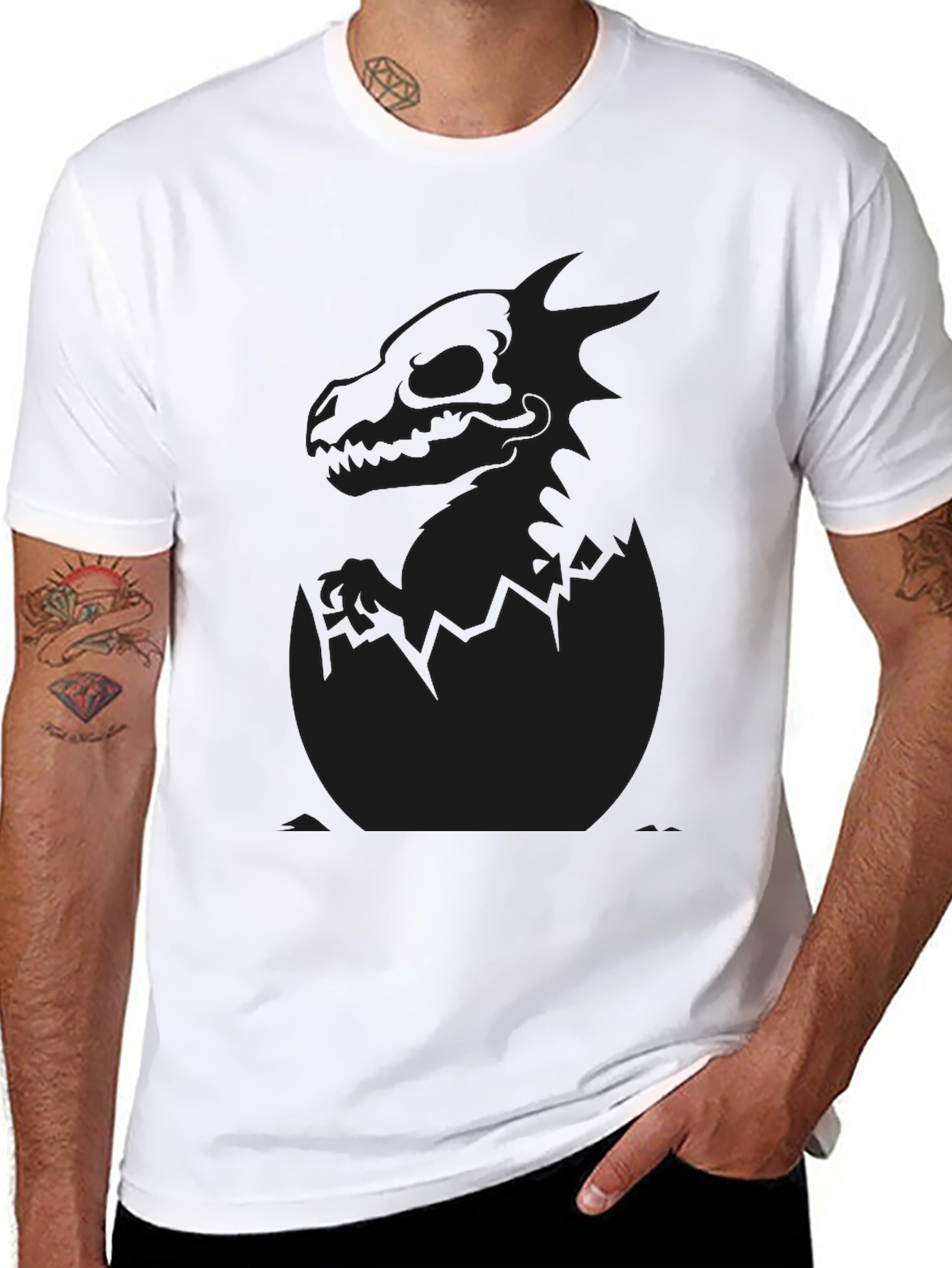 Black Dragon Hatching T-Shirt