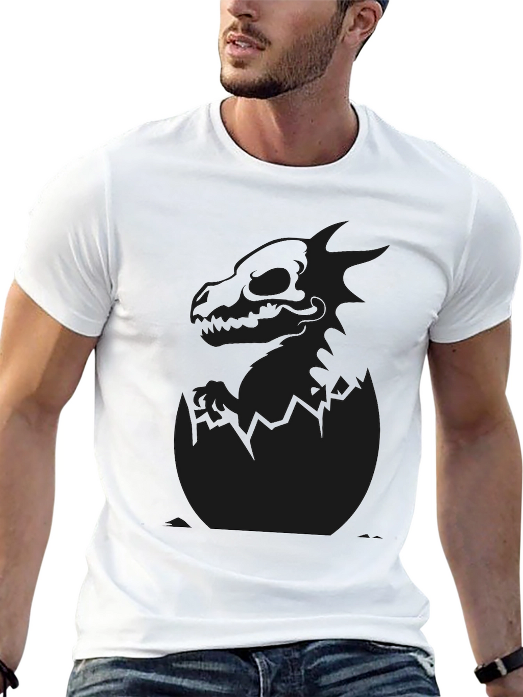 Black Dragon Hatching T-Shirt