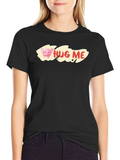 Hug Me T-Shirt Cute Hearts Valentines Day Shirt