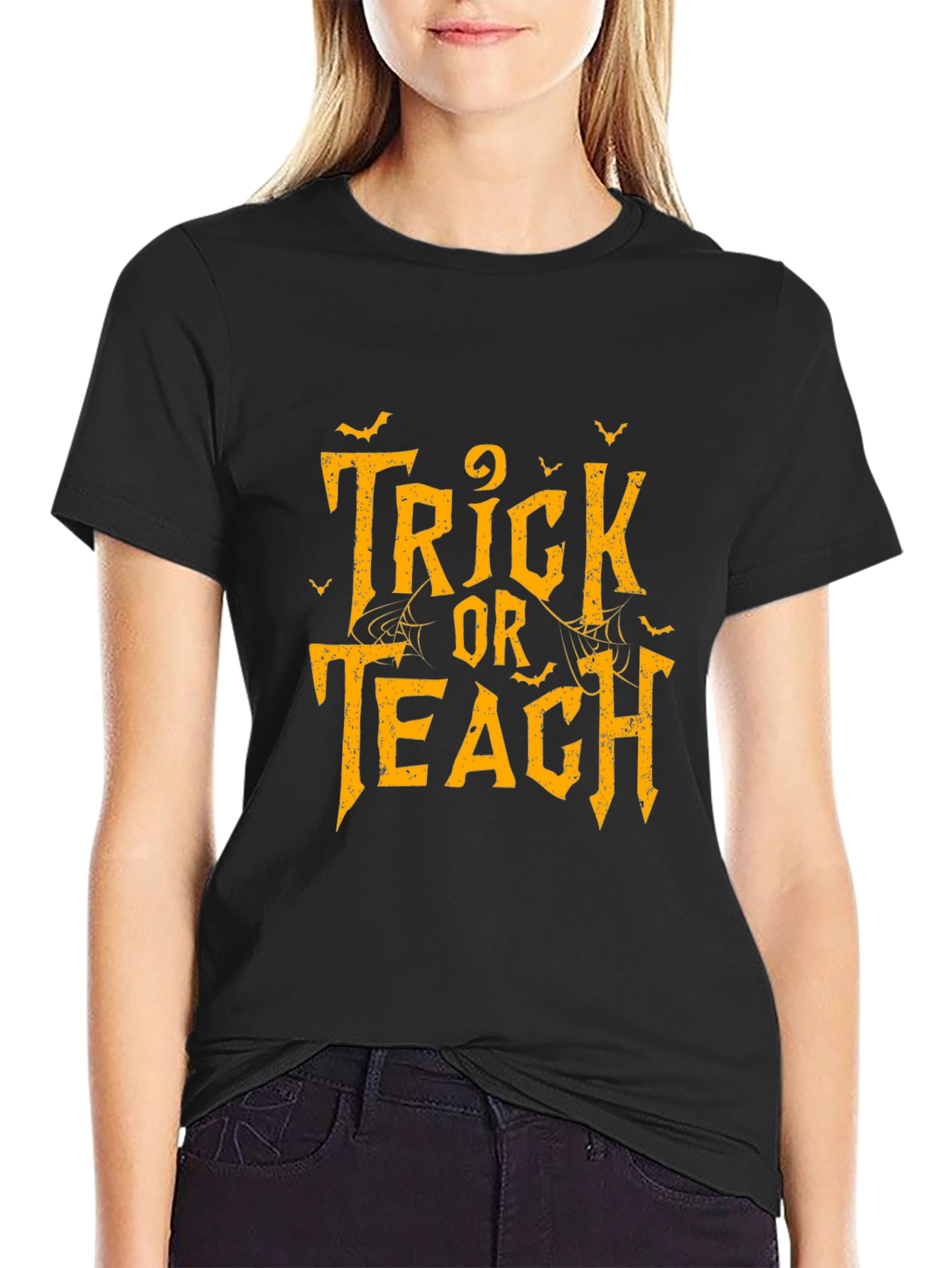 Trick or Teach Halloween T-Shirt for Teachers