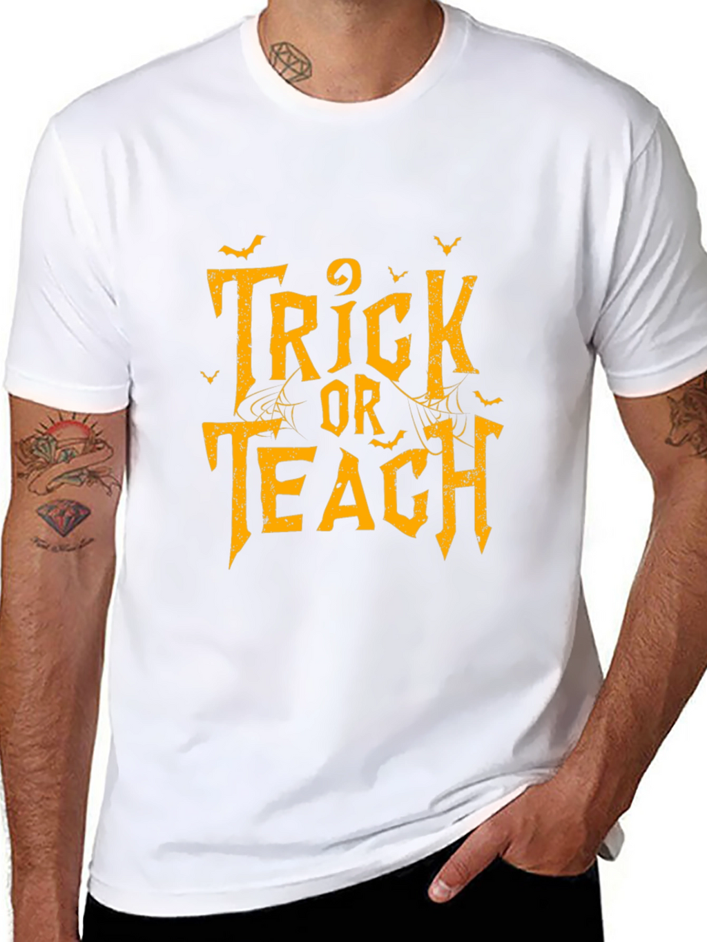 Trick or Teach Halloween T-Shirt for Teachers