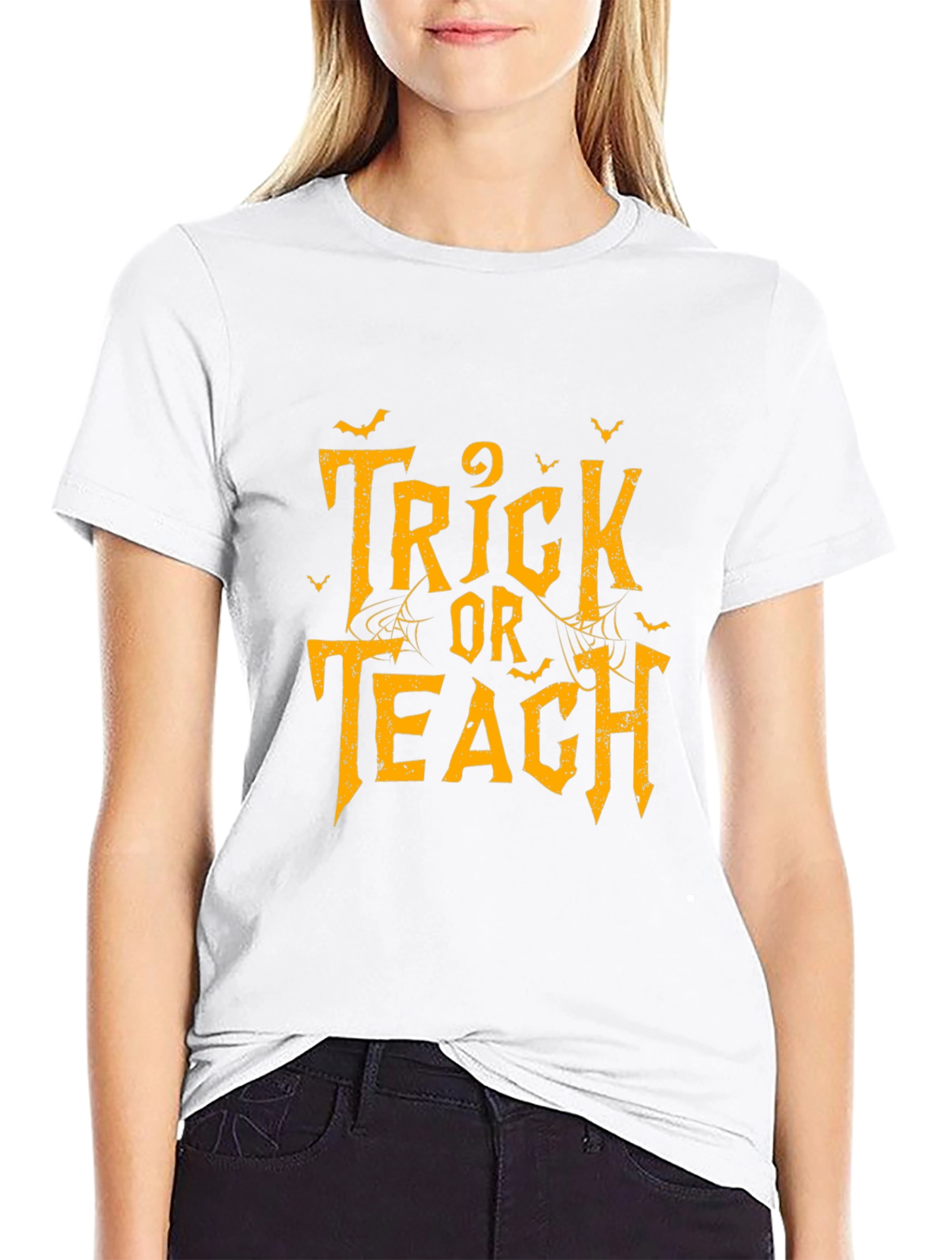 Trick or Teach Halloween T-Shirt for Teachers