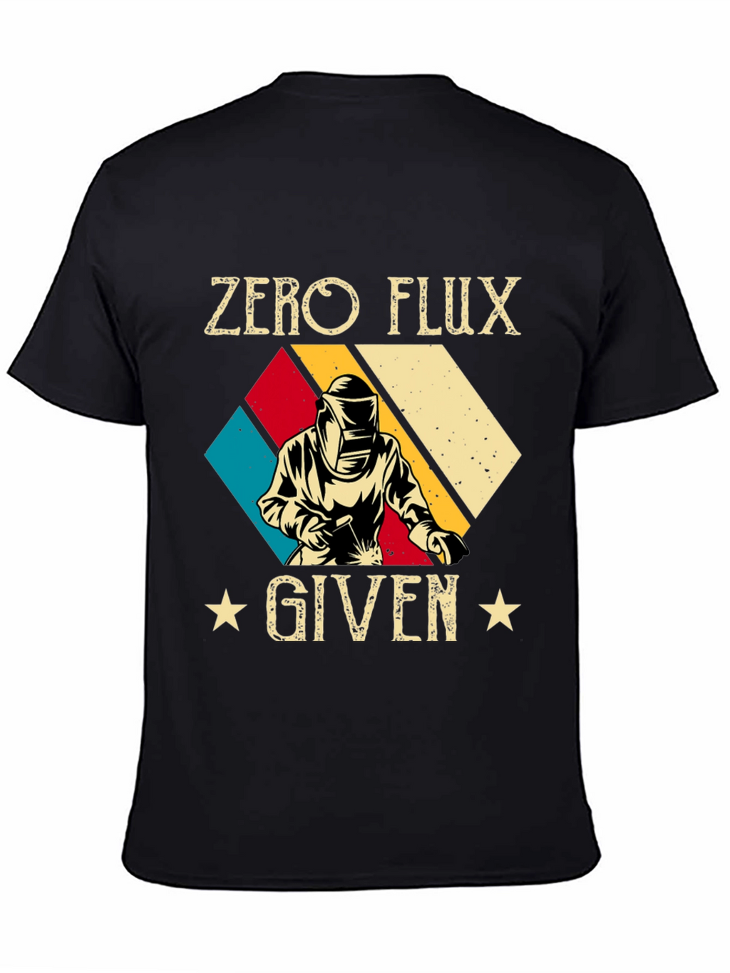 Zero Flux Given Black Graphic Tee